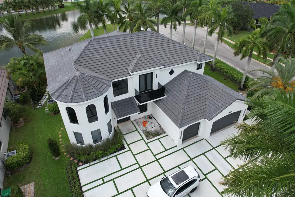 Flat Tile Roof Replacement
