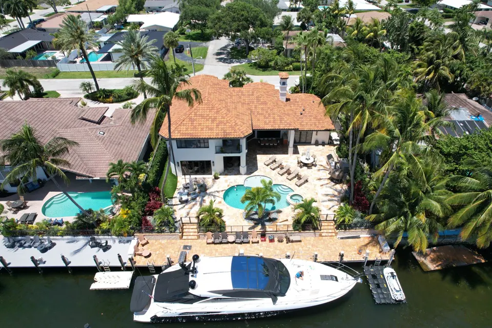Tile Roof — Waterfront Residence